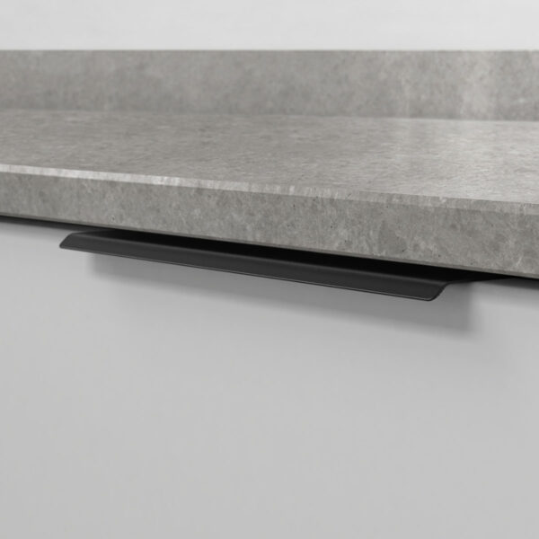 Profilhandtag curve matt svart 343478 11 cc 128 mm ncs s 3000 n noble concrete grey