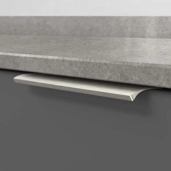 Profilhandtag edge straight rostfri look 304165 11 200 mm ncs s 7500 n noble concrete grey
